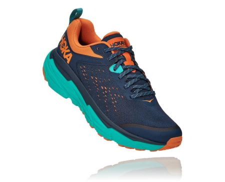 Hoka One One Challenger ATR 6 Homem - Tenis Corrida Trilha Outer Space / Atlantis | PT-9MoEgYp